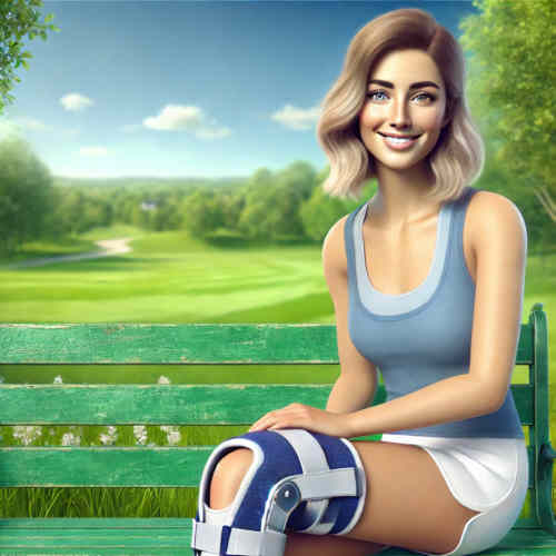 Illustration eines Kreuzbandrisses